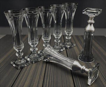 Drinkset (7) - Kristal