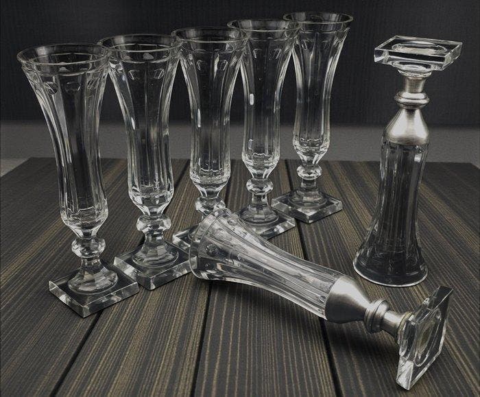 Drinkset (7) - Kristal, Antiek en Kunst, Antiek | Glaswerk en Kristal