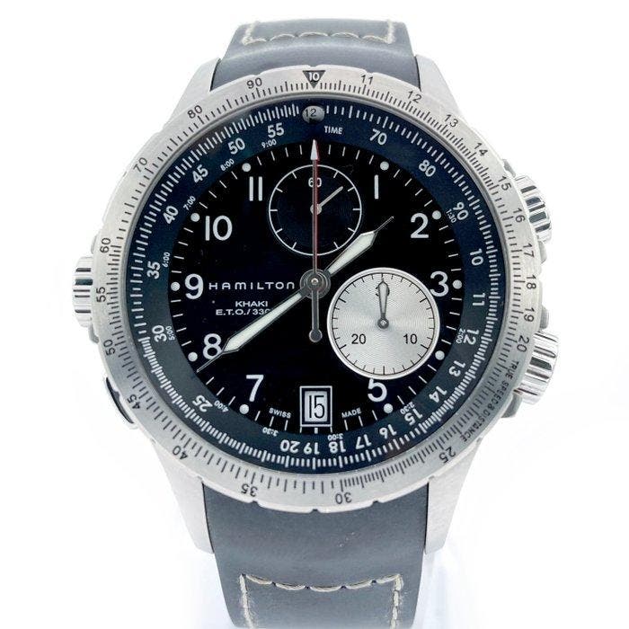 Hamilton - Khaki Aviation - ETO Chrono H776120 - Heren -, Bijoux, Sacs & Beauté, Montres | Hommes