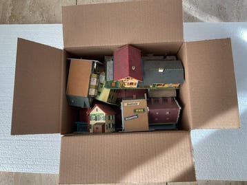 Busch H0 - Modeltreingebouwen (12) - Set losse, Nieuw