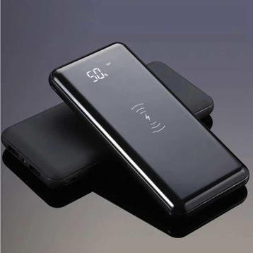 Draadloze QI 30.000mAh Externe Powerbank Noodaccu Batterij, Verzenden, Nieuw, Stuff Certified®