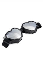 Goggles Hartjes Skibril Bril Zwart Montuur Zilveren Spiegelg, Kleding | Heren, Ophalen of Verzenden, Nieuw
