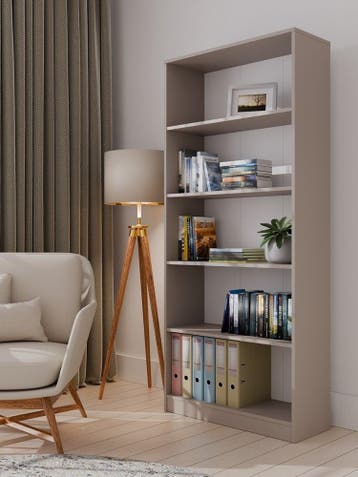 Boekenkast  klei 80 cm breed (Boekenkasten, Woonkamer), Verzenden, Nieuw, 50 tot 100 cm, 150 tot 200 cm