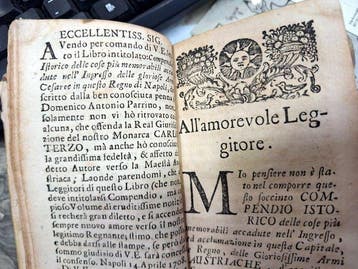 Domenico Antonio Parrino - Compendio Istorico, o sian