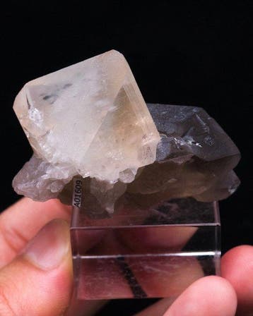 Topaze bleu-vert Cristal - Hauteur : 5.1 cm - Largeur : 4.5