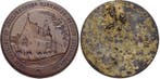 Einseitiger incuser Cu-abschlag der Medaille 1889 Schuetz..., Postzegels en Munten, Penningen en Medailles, Verzenden