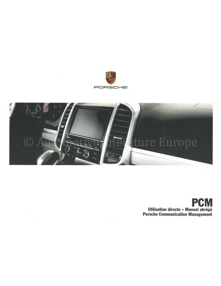 2015 PORSCHE PCM VERKORT INSTRUCTIEBOEKJE FRANS, Autos : Divers, Modes d'emploi & Notices d'utilisation