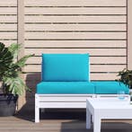vidaXL Palletkussens 2 st oxford stof turquoise, Verzenden, Nieuw