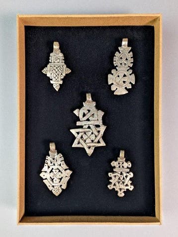 Hanger - Coptische kerk - Ethiopië - Set van 5 hangers