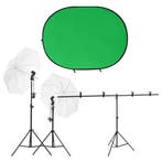 vidaXL Fotostudioset met verlichtingsset en, Verzenden, Nieuw