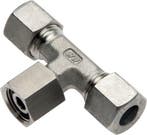 38S Raccord de coupe en T en acier inoxydable avec raccord, Verzenden