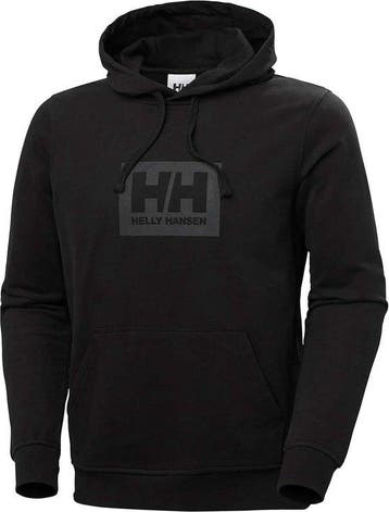 Helly Hansen Box Hoodie - Heren - Zwart - Maat S (Kleding), Verzenden