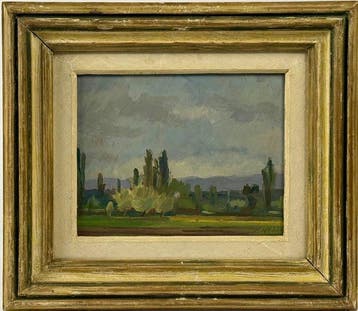 Paul Emil Wyss (1888-1977) - Le Jura depuis la ronde de