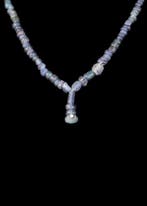 Romain antique Dark Blue Glass Collier de perles (Sans prix