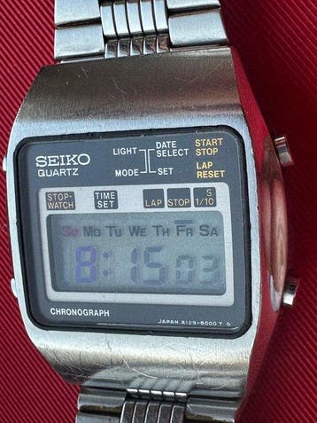Seiko - Zonder minimumprijs - A129-5000 - Heren - 1981