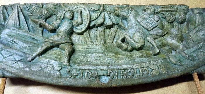 Decoratief ornament - Italië - Karretjesleutel 30, Antiek en Kunst, Antiek | Overige Antiek