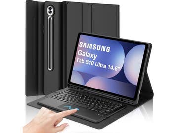 Veiling - BT Toetsenbord met touchpad Qwerty + hoes 14.6