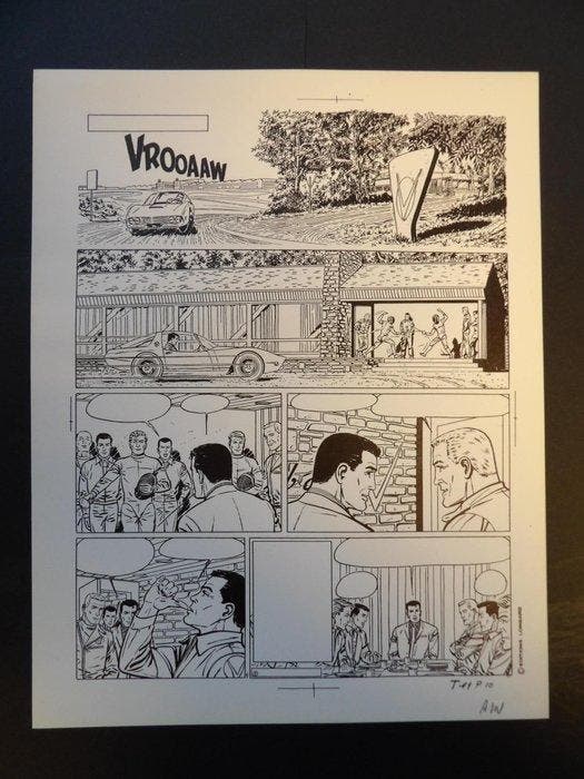 Graton, Jean - 1 Proefdruk - Michel Vaillant 10 - Lhonneur, Boeken, Stripverhalen
