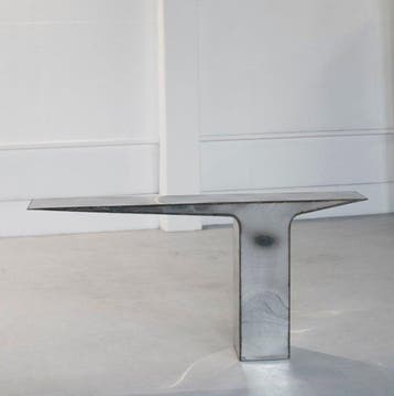 Pol Quadens - Console - Acier inoxydable - Blade weldings