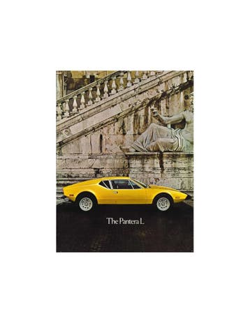 1973 DE TOMASO PANTERA L BROCHURE ENGELS, Ophalen of Verzenden