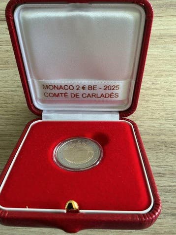 Monaco. 2 Euro 2025 Comté de Carladès Proof