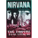 Wandbord -  Nirvana With Urge Overkill The Empire 1991, Nieuw