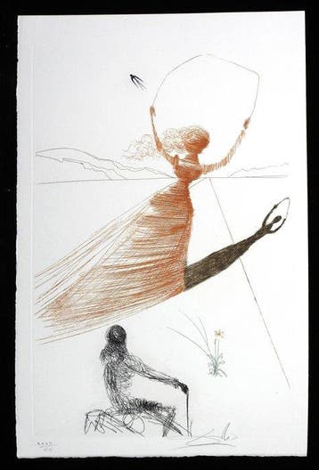 Salvador Dali (1904-1989) - Alice - Alice I Wonderland