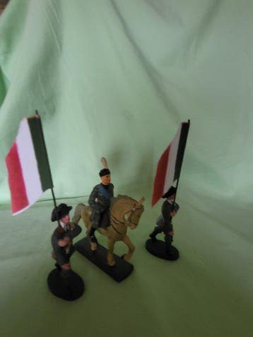 Lineol, Elastolin, Andere - Figuur - Faschist Mussolini mit
