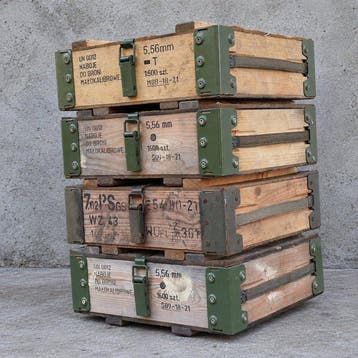 Mesko - Krat (4) - wz.43 - Hout, Legering - Militaire houten