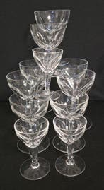 style VSL - Drinkservies - geslepen kristal - 13 glazen, Antiek en Kunst