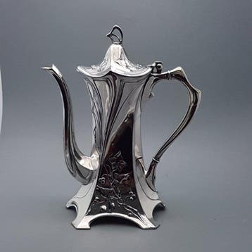 WMF / Geislingen - Cafetière - Art nouveau, métal argenté