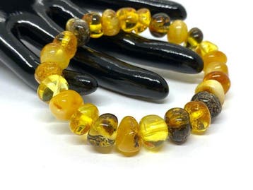 Vederlichte Comfort- Baltisch barnsteen armband - 100%