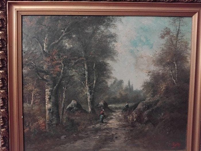 Europese school (XX) - Landscape, Antiek en Kunst, Kunst | Schilderijen | Klassiek