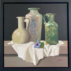 Ben Oude Breuil (1949) - Stilleven met Romeins glas