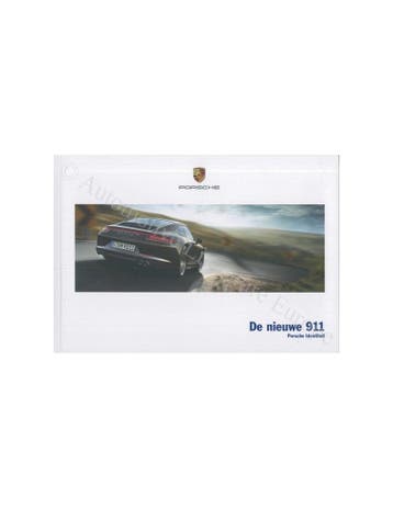 2013 PORSCHE 911 CARRERA HARDCOVER BROCHURE NEDERLANDS