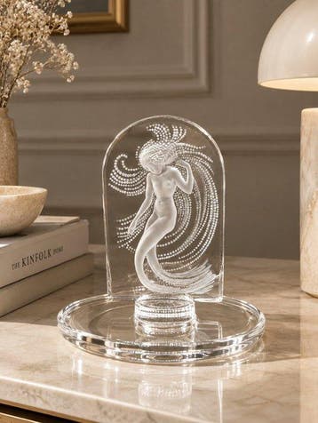 Lalique - Boîte - Naïade - Cristal