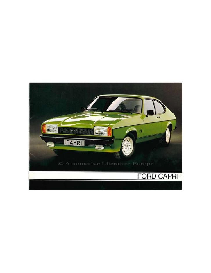 1978 FORD CAPRI BROCHURE NEDERLANDS, Boeken, Auto's | Folders en Tijdschriften, Ophalen of Verzenden