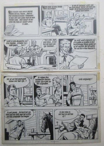 Bessy 85 - Originele pagina (p.13) - De drie vlechten - 1, Boeken, Nieuw