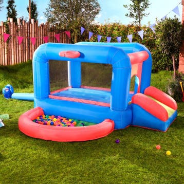 Château gonflable avec piscine à balles - multicolore - 250, Verzenden, Neuf, Rectangulaire