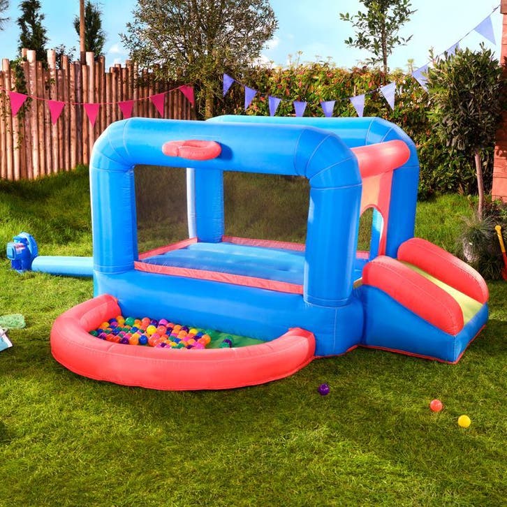 Château gonflable avec piscine à balles - multicolore - 250, Jardin & Terrasse, Piscines, Neuf, Rectangulaire, Envoi