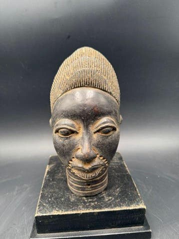 Prachtige grote Tête Oba - Yoruba - Nigeria (Zonder