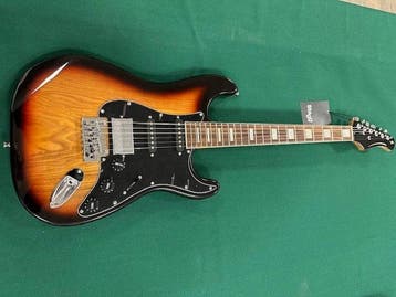 Stagg - SES 60 SNB - S Style Hss Sunburst - - Elektrische, Muziek en Instrumenten, Nieuw
