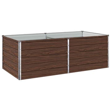 vidaXL Verhoogde Tuinbak Zwart 160 x 80 x 55 cm koudgewalst, Verzenden