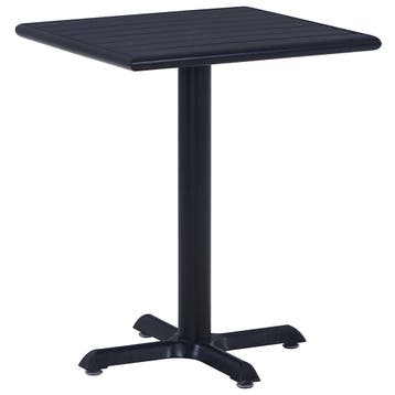 vidaXL Tuintafel 60x60x75 cm zwart, Jardin & Terrasse, Verzenden