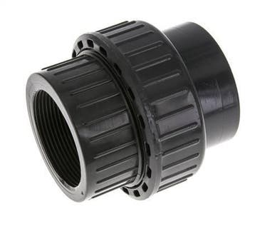 Raccord union en PVC Douille femelle 63mm x femelle Rp 2, Verzenden