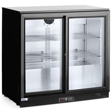 Barkoelkast | 198L | Zwart | +2°C/+10°C | Statisch +, Verzenden