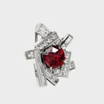 Sans prix de réserve - Pendentif - 14 carats Or blanc, IGI