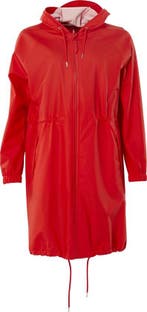 Rains Long W Jacket 1278 Jas - 08 Red (Jassen, Dameskleding), Verzenden, Nieuw