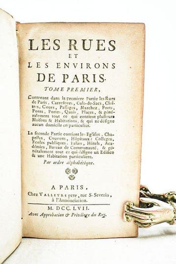 Jean-Baptiste Jaillot - Les rues et les environs de Paris -