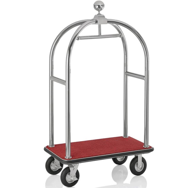 Bagagetrolley | DRIFT | RVS | Rood | Wielen (Geremd) |, Articles professionnels, Horeca | Équipement de cuisine, Envoi